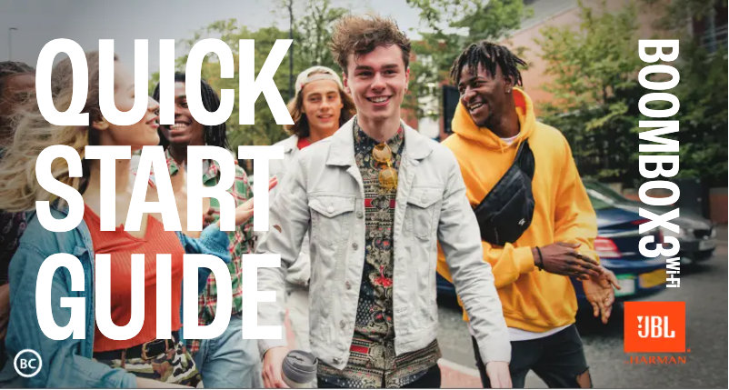 First page image of the manual for Boombox 3 Wi-Fi