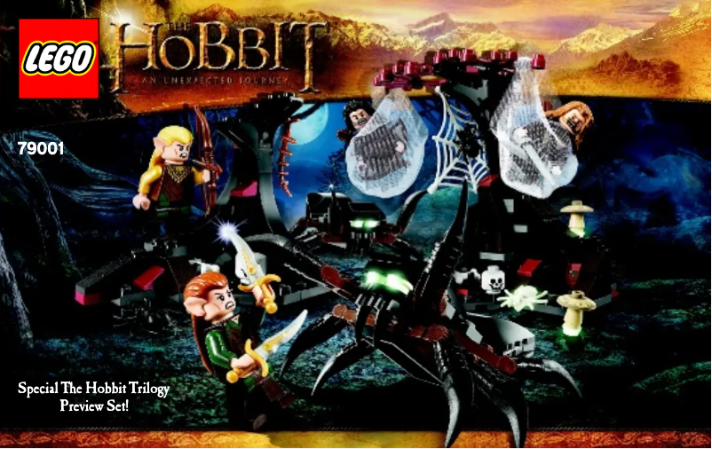 Page 1 of the manual User Manual Lego Escape from Mirkwood (TM) Spiders