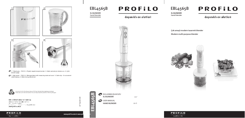 Page 1 of the manual User Manual Profilo EBL4565B