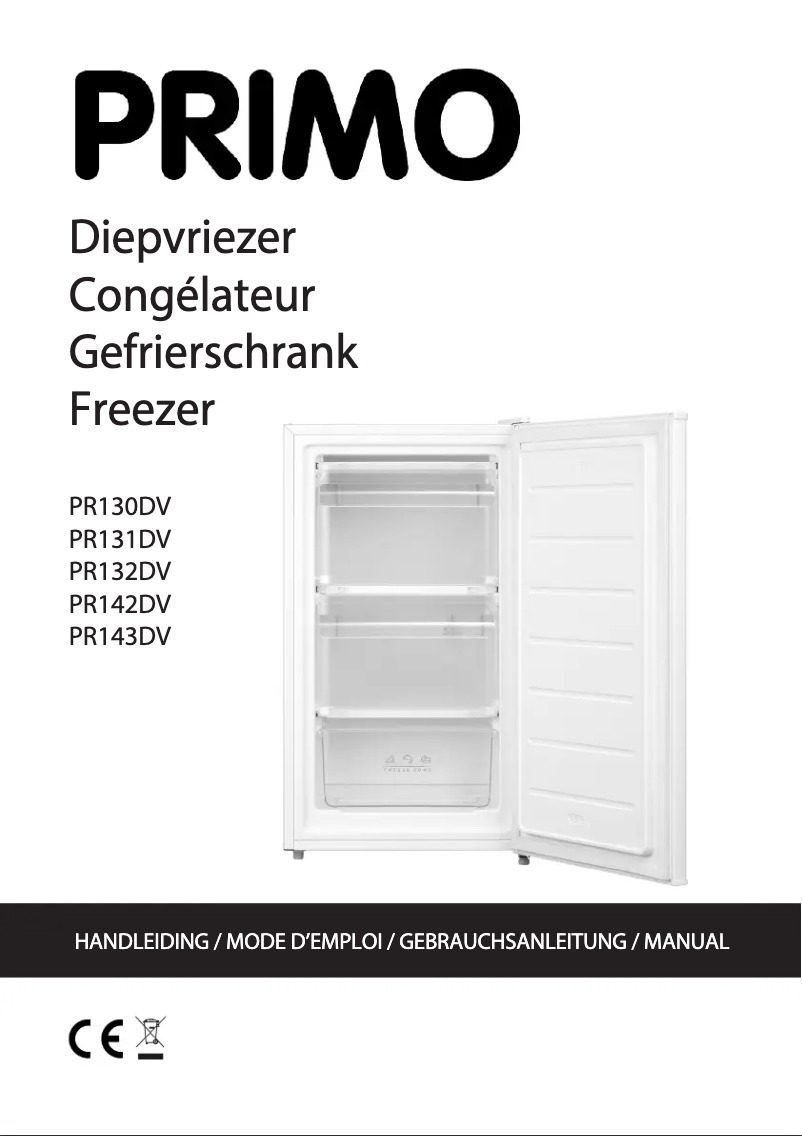 Page 1 of the manual User Manual Primo PR131DV