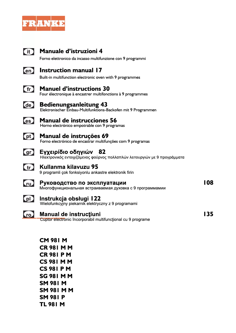 Image de la première page du manuel de l'appareil Crystal Mirror Pyro 60