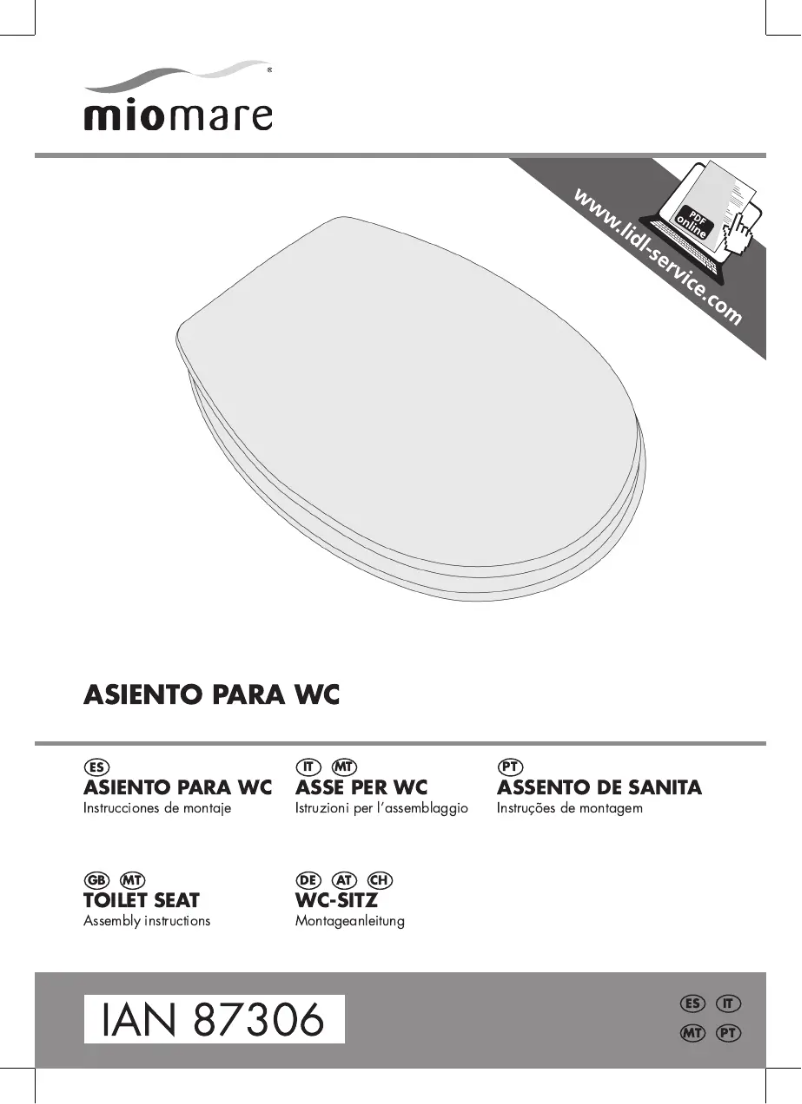 Page 1 of the manual User Manual Miomare IAN 87306