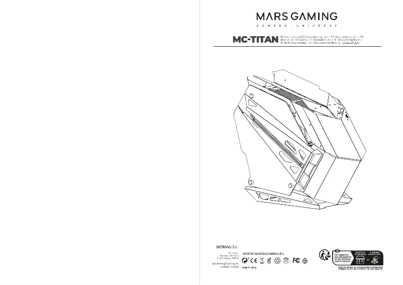 First page image of the manual for MC-TITAN