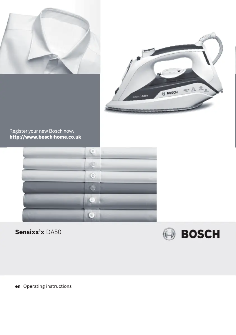Page 1 of the manual User Manual Bosch TDA5072GB