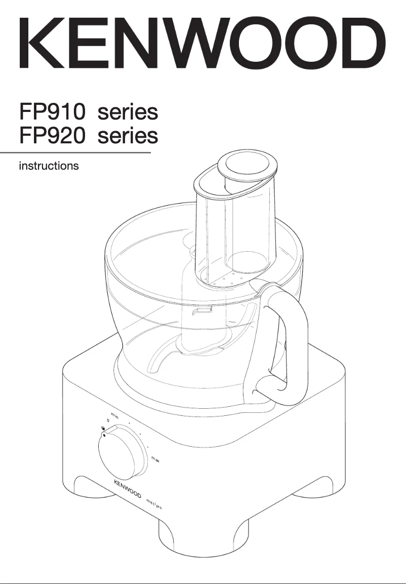 First page image of the manual for FP931