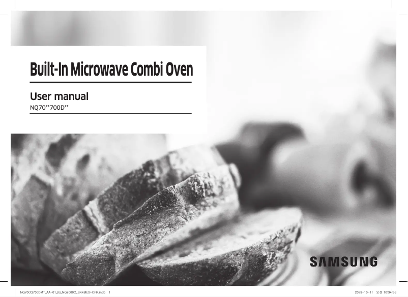 First page image of the manual for NQ70CB700D12