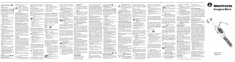 Page 1 of the manual User Manual Manfrotto MVR901EPLA