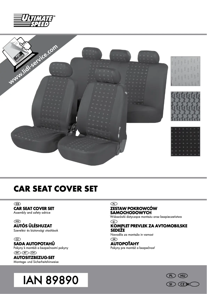 Page 1 of the manual User Manual Ultimate Speed IAN 354244