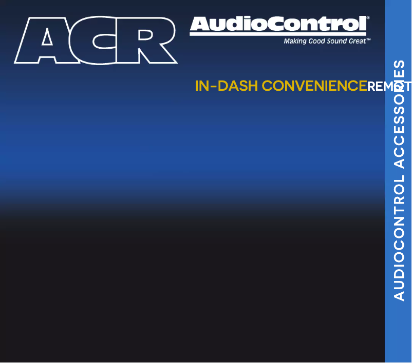 First page image of the manual for ACR-2