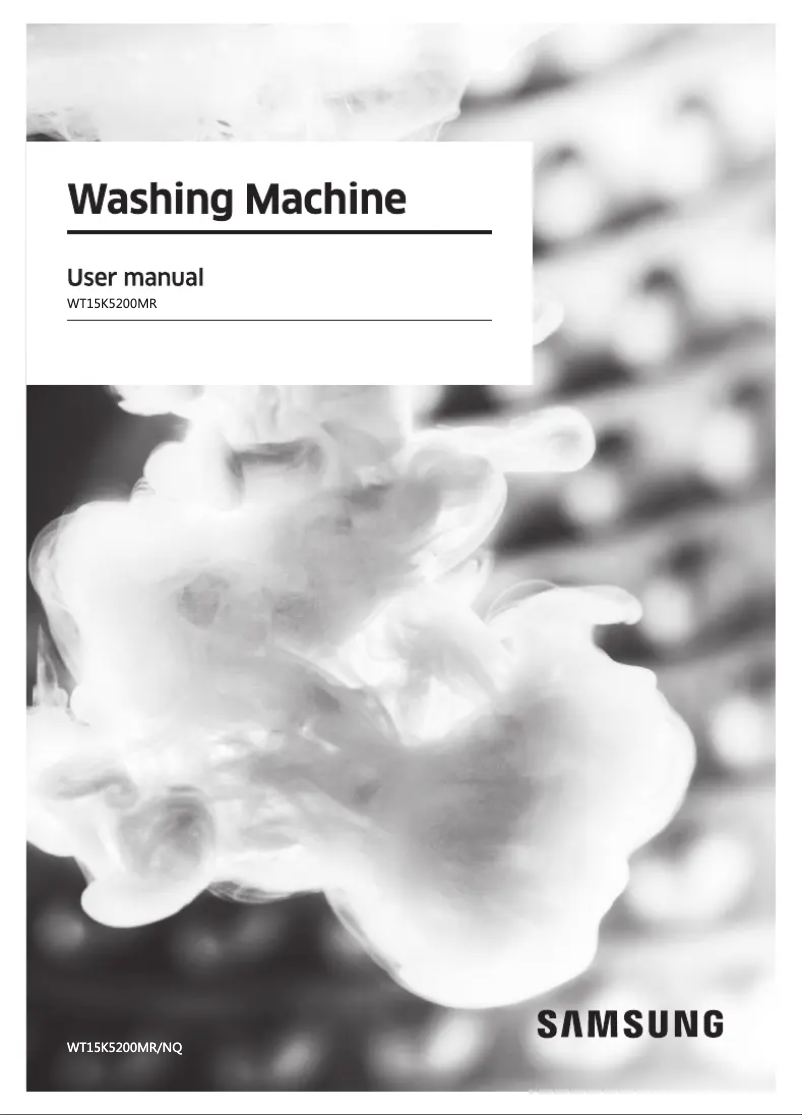 First page image of the manual for WT15K5200MR