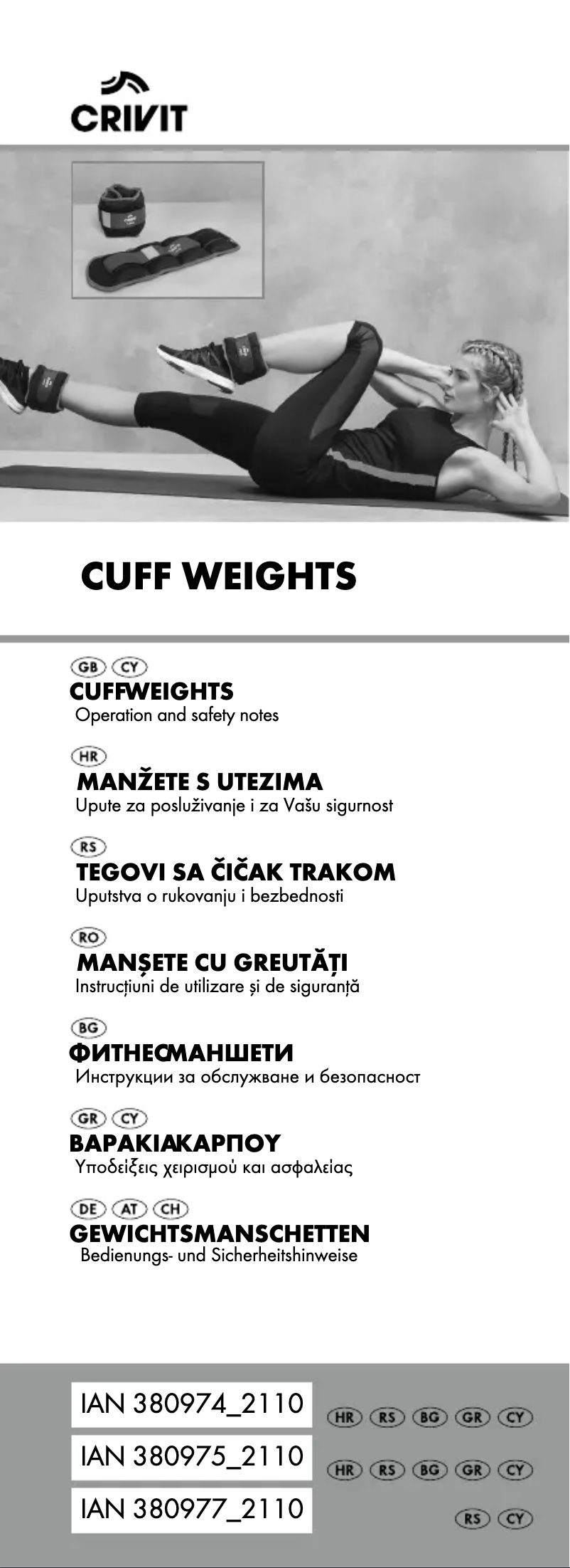 Page 1 of the manual User Manual Crivit HG07126