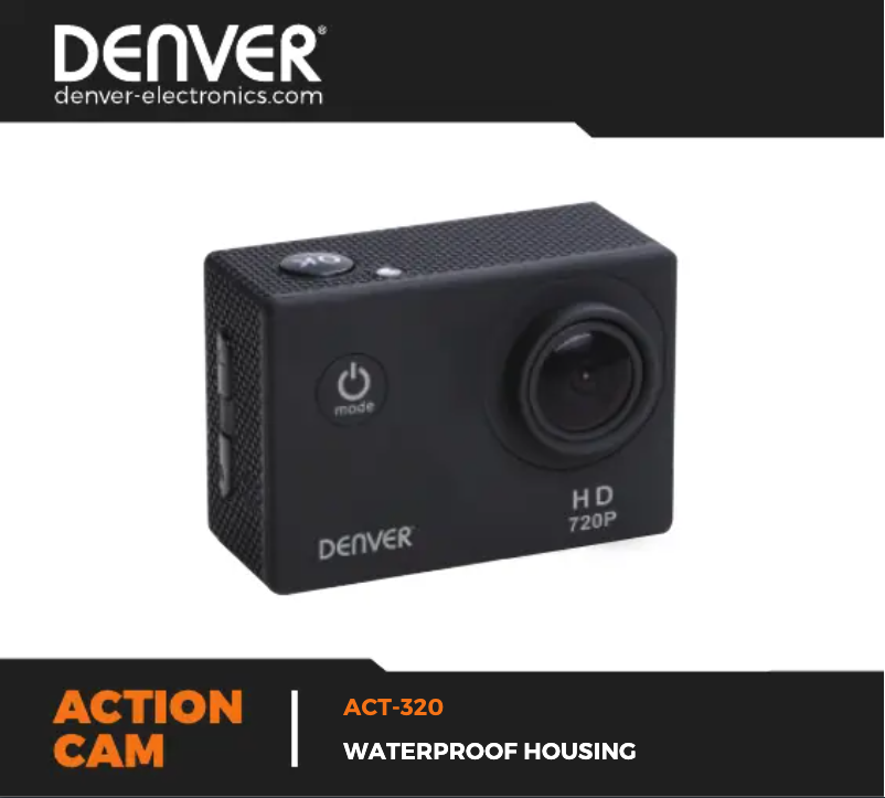 Page 1 of the manual User Manual Denver ACT-320