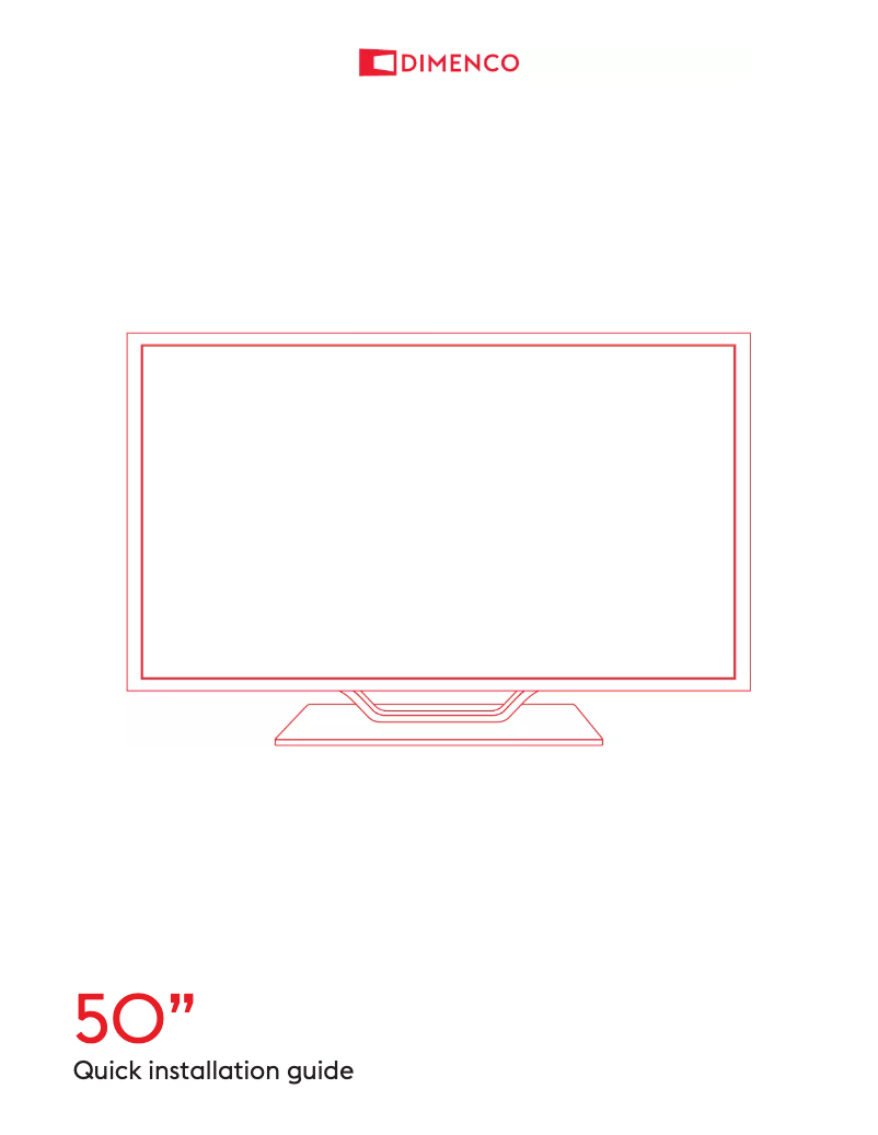 First page image of the manual for DM504MAS