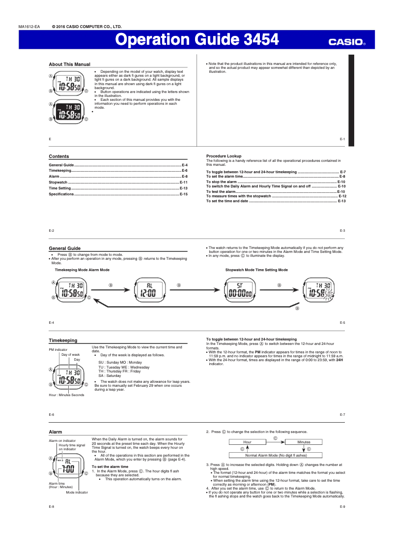 First page image of the manual for Collection B650WC-5AEF