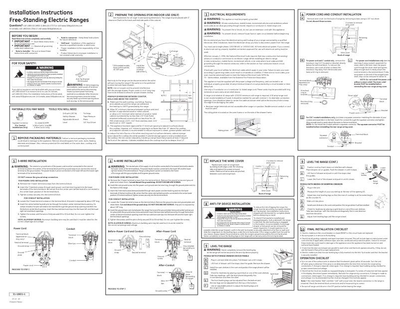First page image of the manual for RB790DRWW