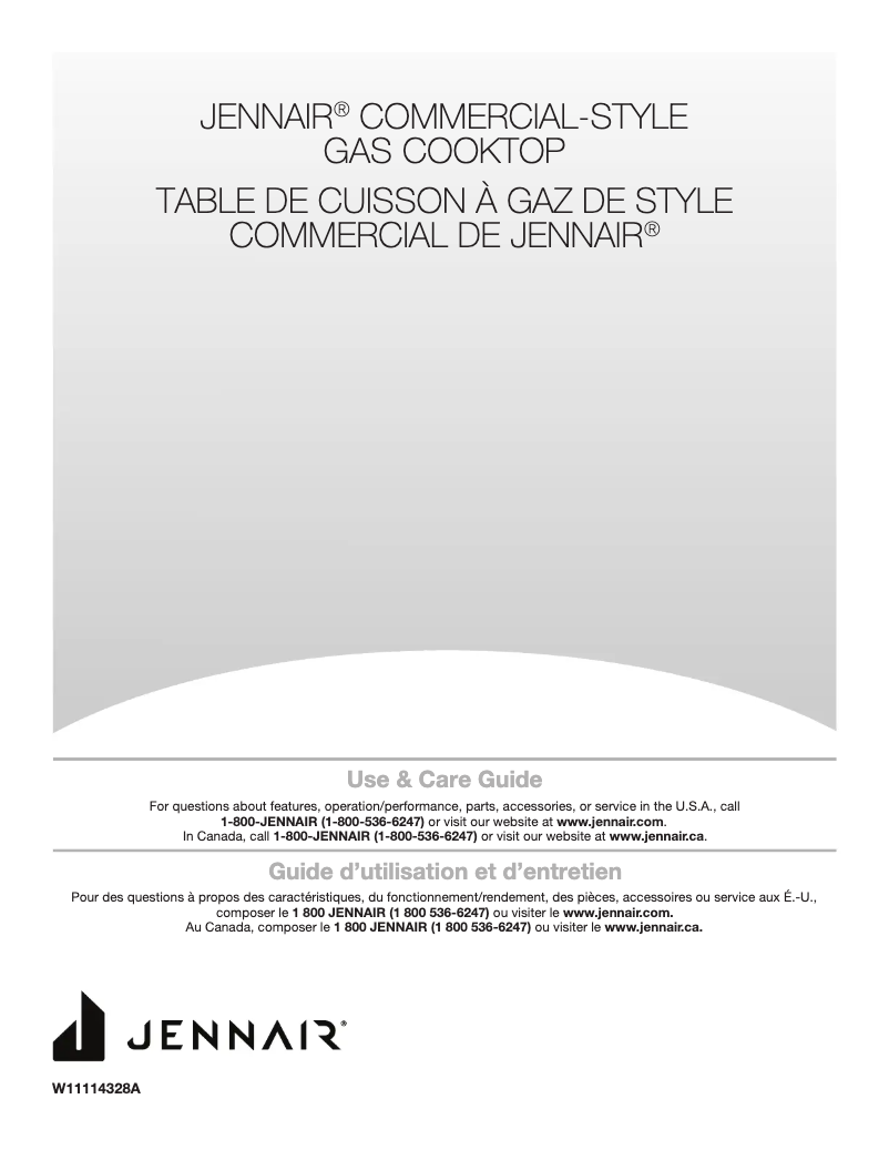 First page image of the manual for JGCP536HL