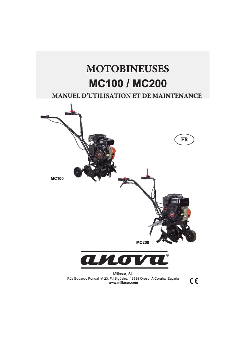 First page image of the manual for MC200