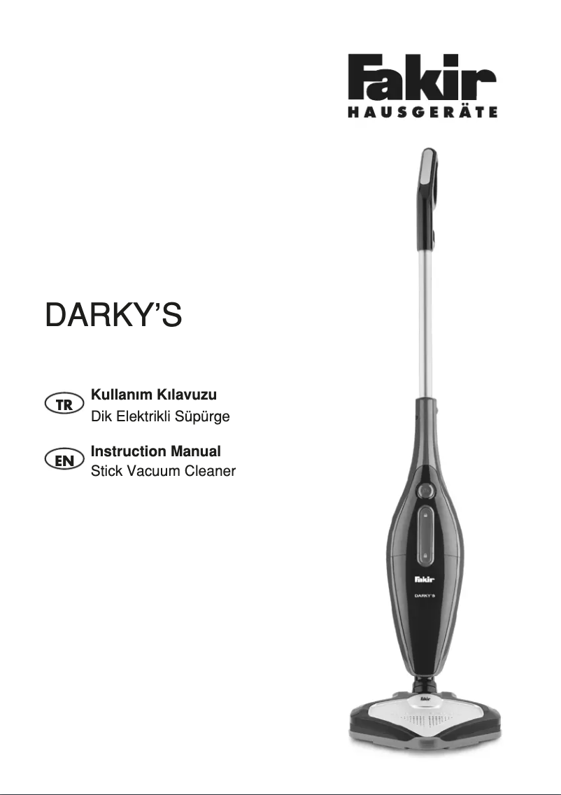 First page image of the manual for Darky's