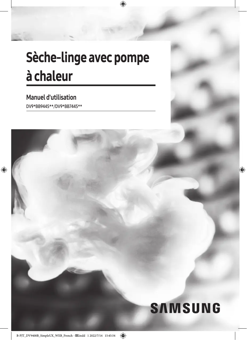 First page image of the manual for DV90BB9445GB