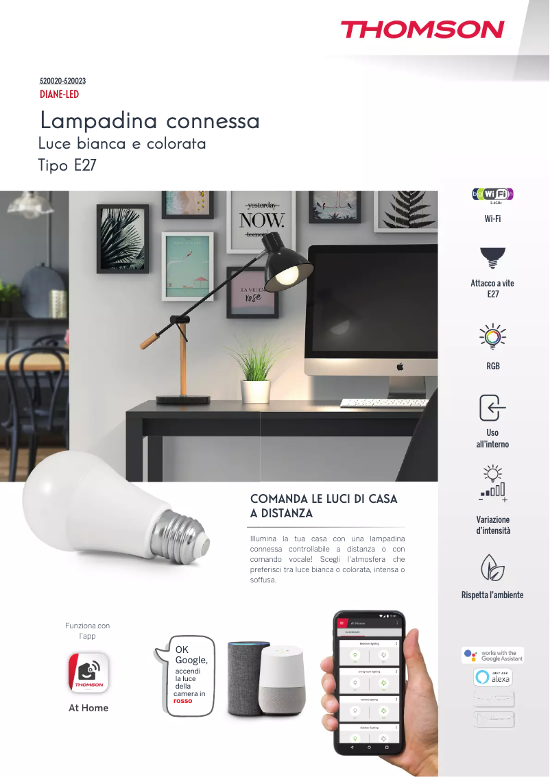 First page image of the manual for Diane-LED 520023