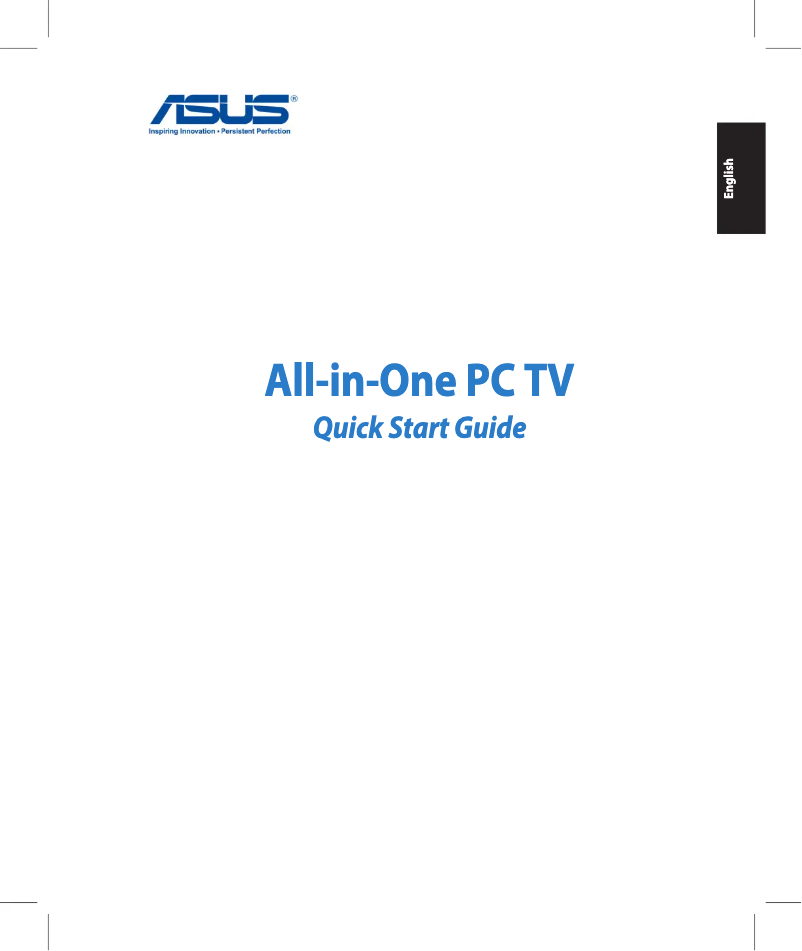 Page 1 of the manual User Manual Asus ET2013IGKI