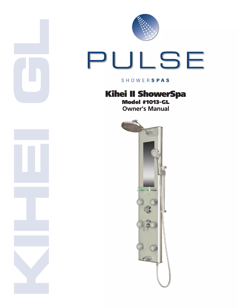 Image de la première page du manuel de l'appareil 1013-GL