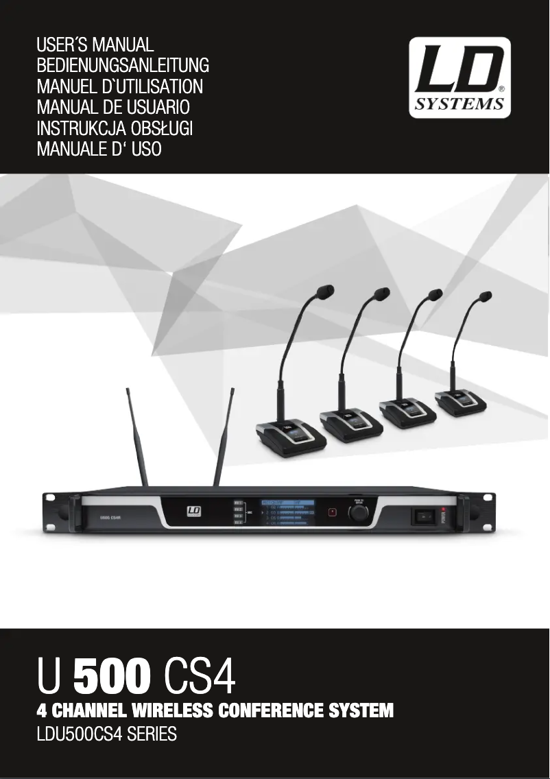First page image of the manual for U506 CS 4