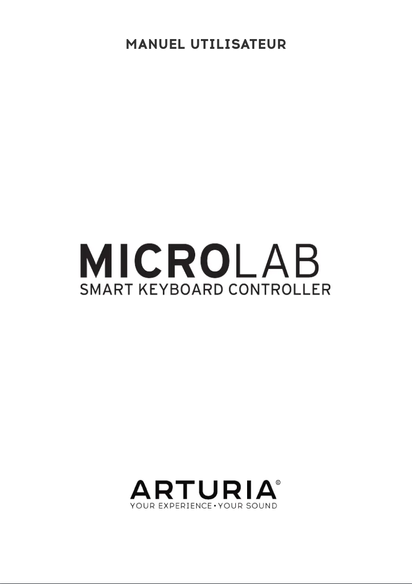First page image of the manual for MicroLab