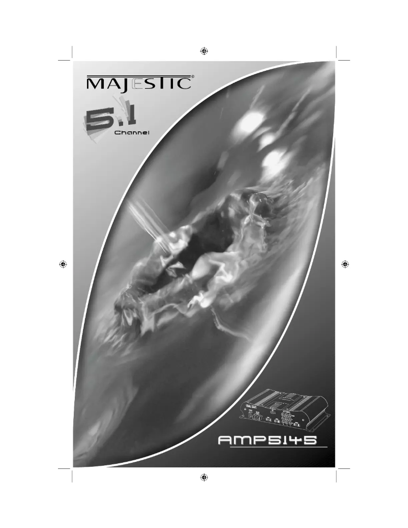 Page 1 of the manual User Manual Majestic AMP5145