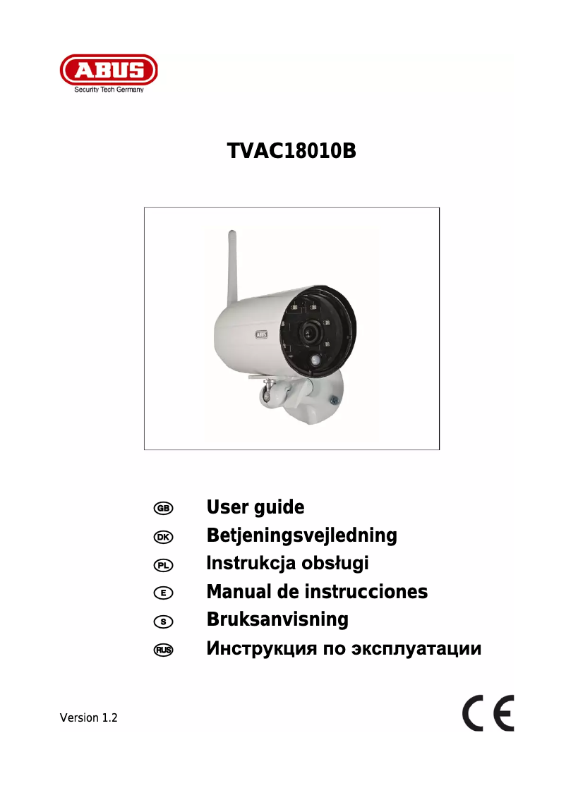 First page image of the manual for TVAC18010B