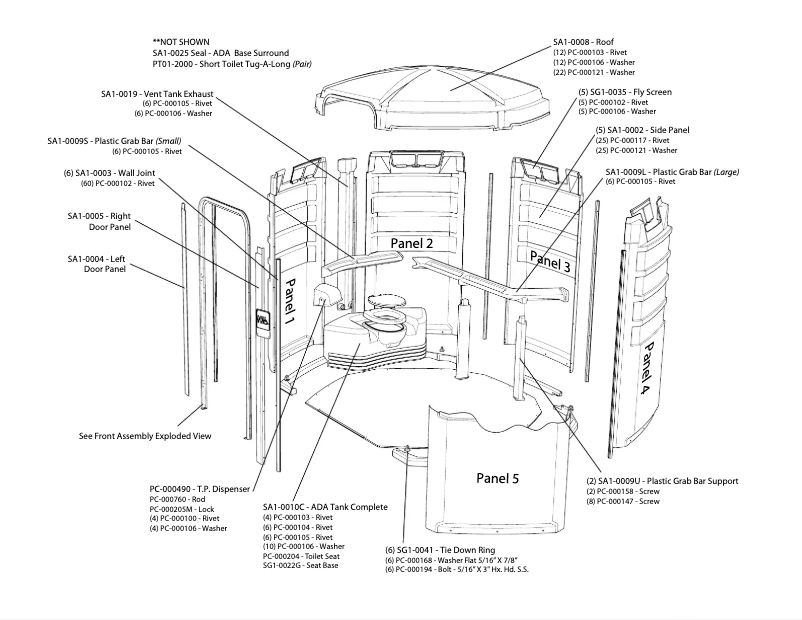 First page image of the manual for SA1-1001