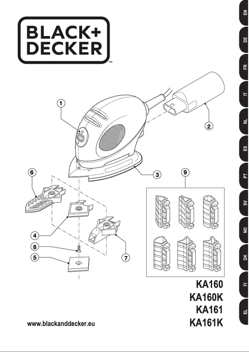 First page image of the manual for KA160K