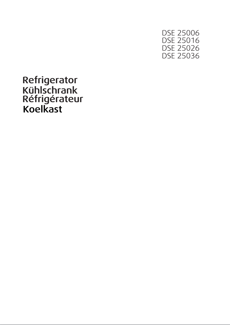 First page image of the manual for DSE 25016