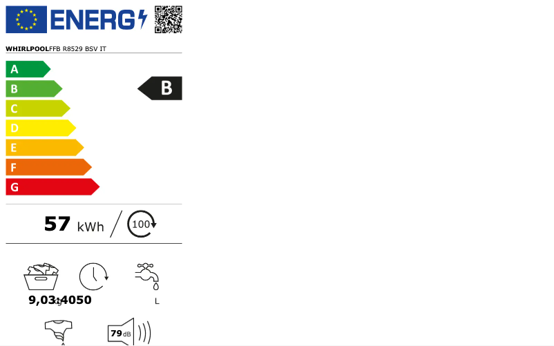 Page 1 of the manual User Manual Whirlpool FFB R8529 BSV IT