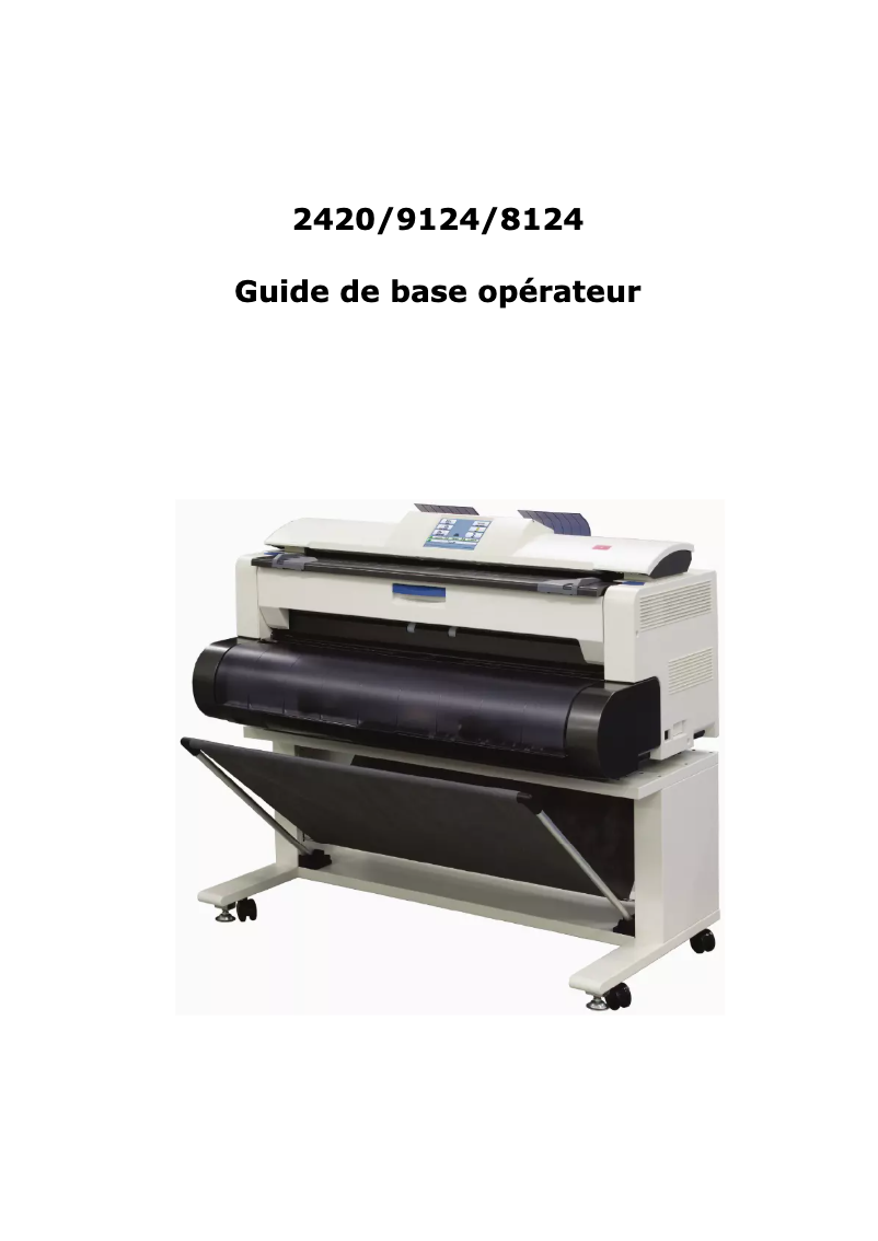 Page 1 of the manual User Manual Kyocera TASKalfa 2420w