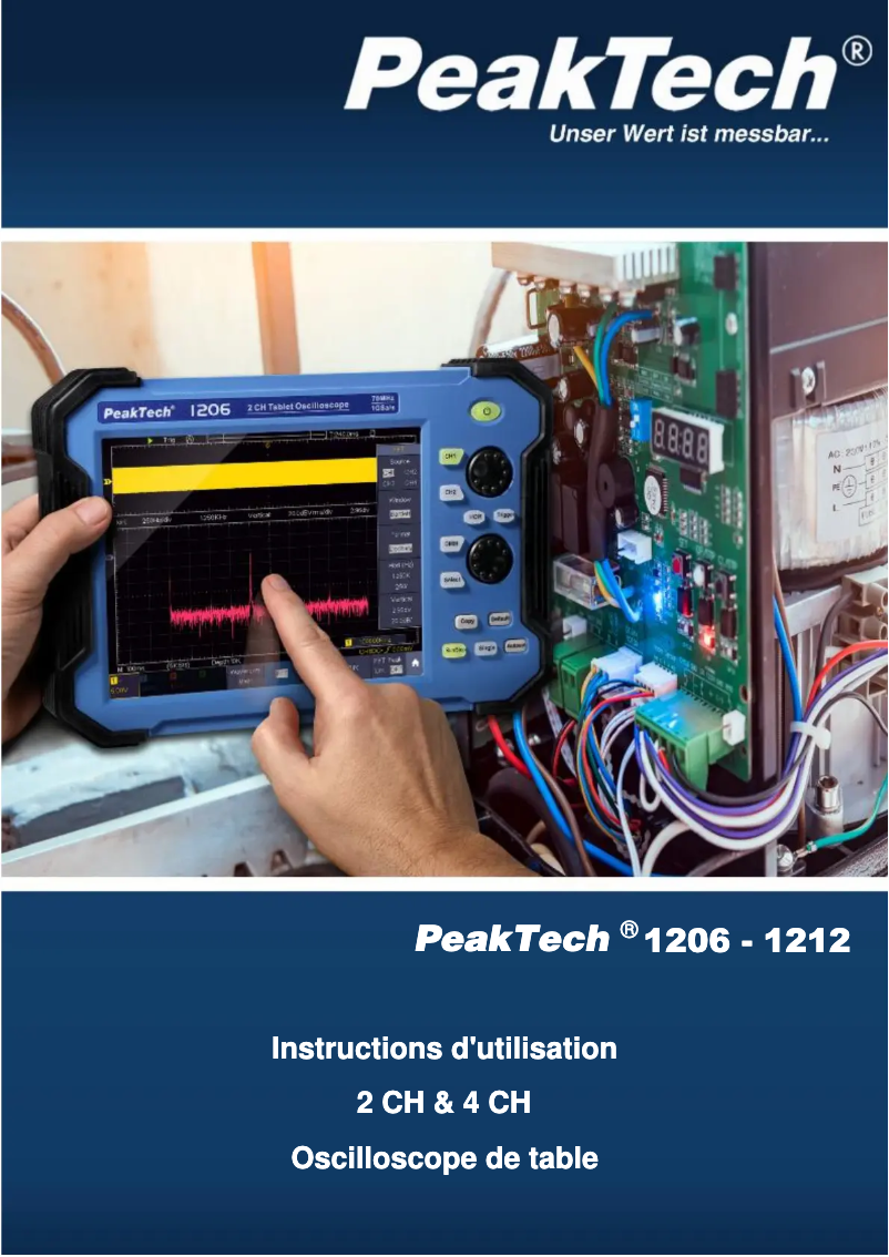 First page image of the manual for 1206