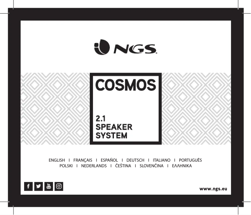 Page 1 of the manual User Manual NGS Cosmos