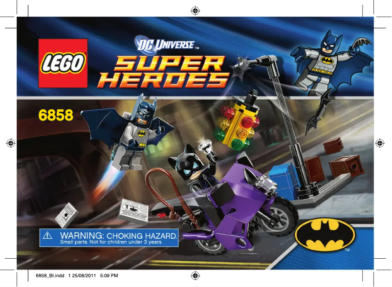First page image of the manual for Super Heroes 6858