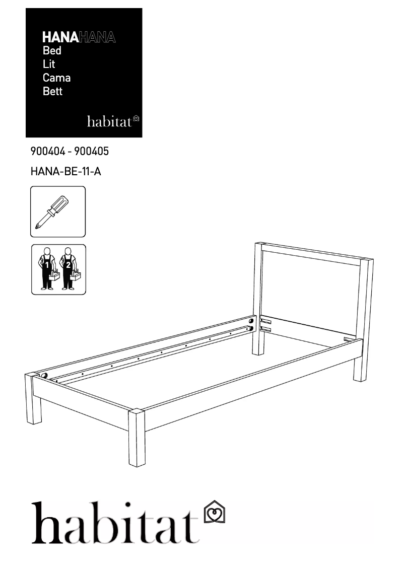 Page 1 of the manual User Manual Habitat Hana