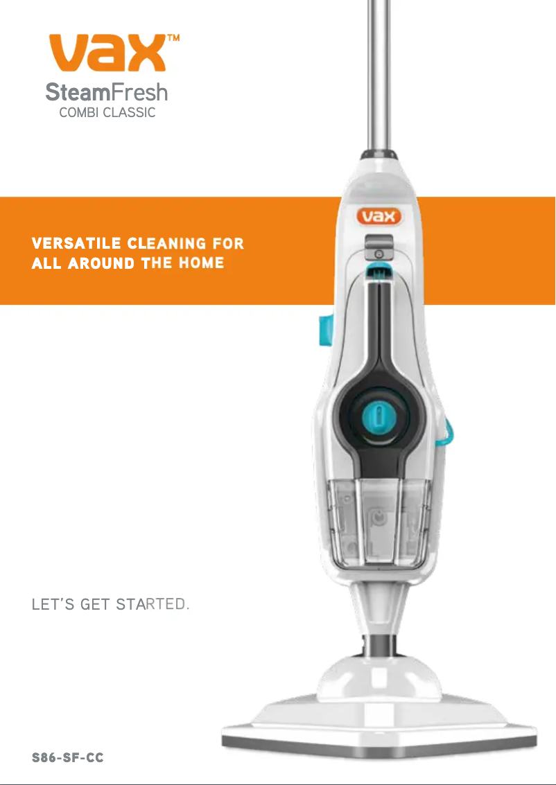 First page image of the manual for Steam Fresh Combi S86-SF-C