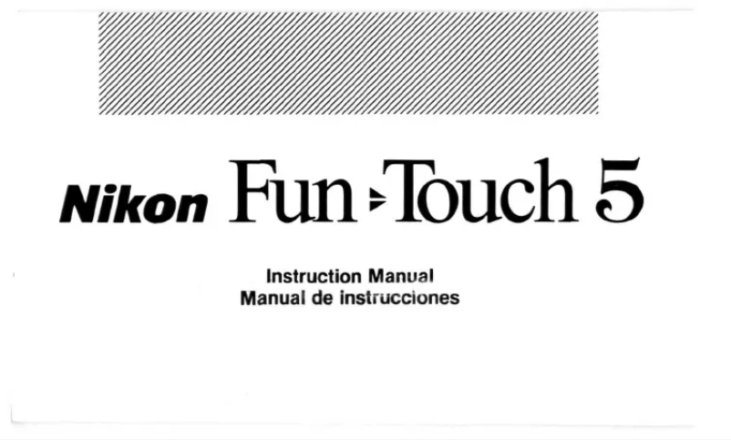 First page image of the manual for Fun Touch 5
