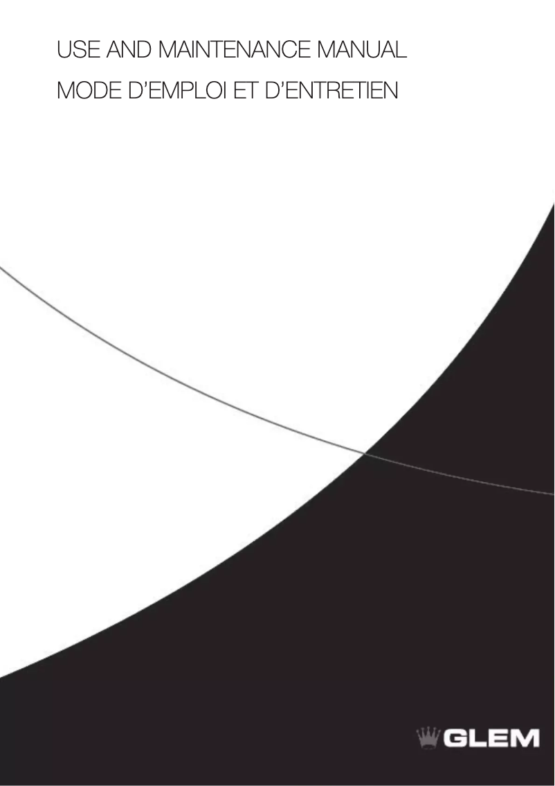 Page 1 of the manual Instructions / Assembly Glem Gas GFM52BK