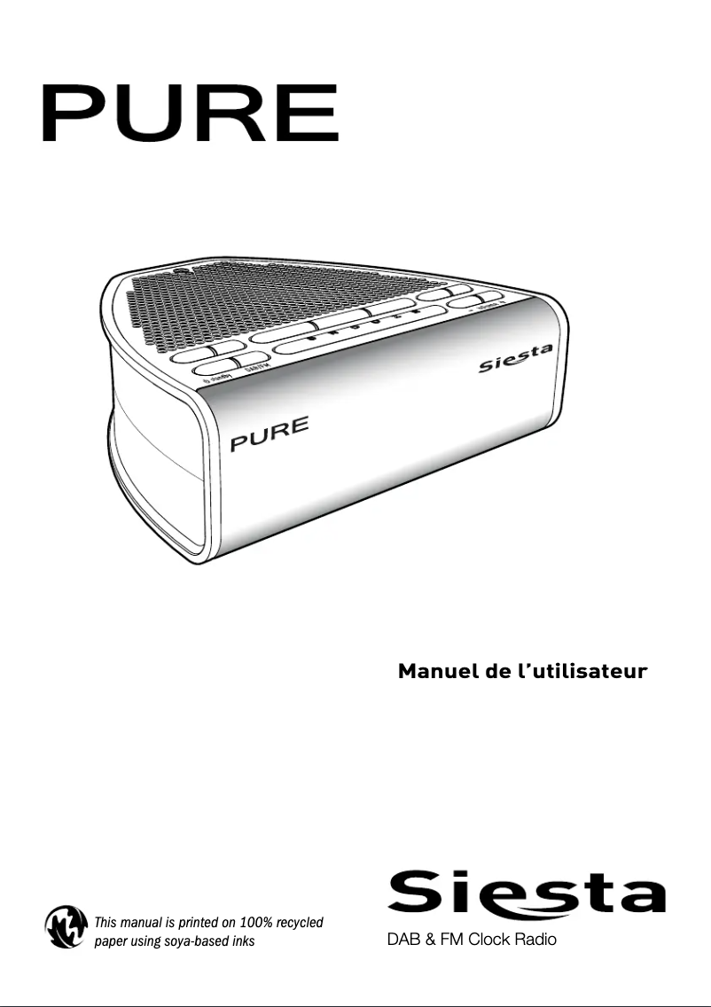 First page image of the manual for Siesta