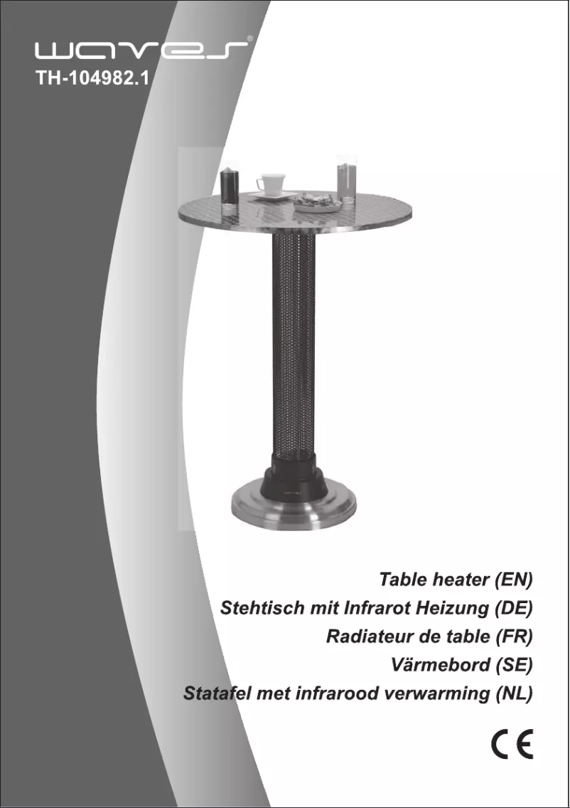 First page image of the manual for TH-104982.1