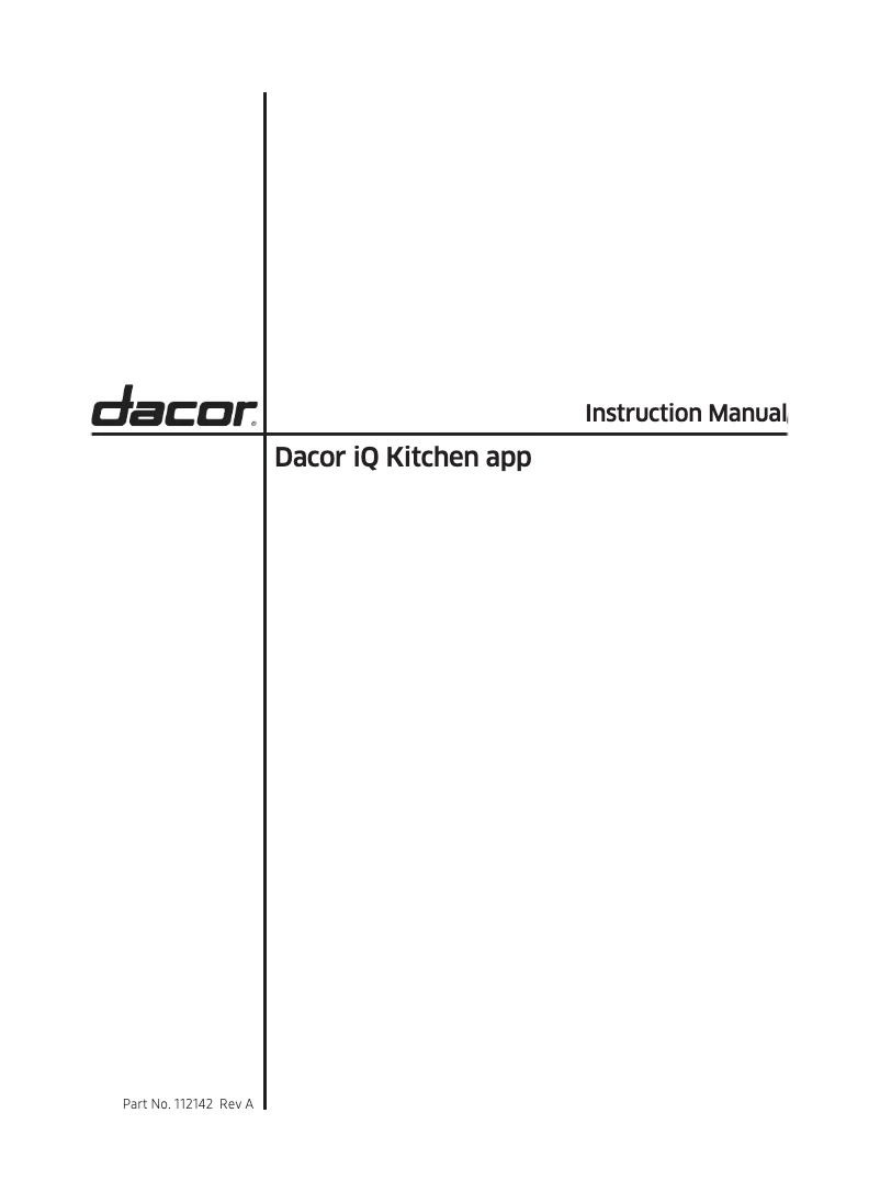 Page 1 of the manual User Manual Dacor MRV36-ERM