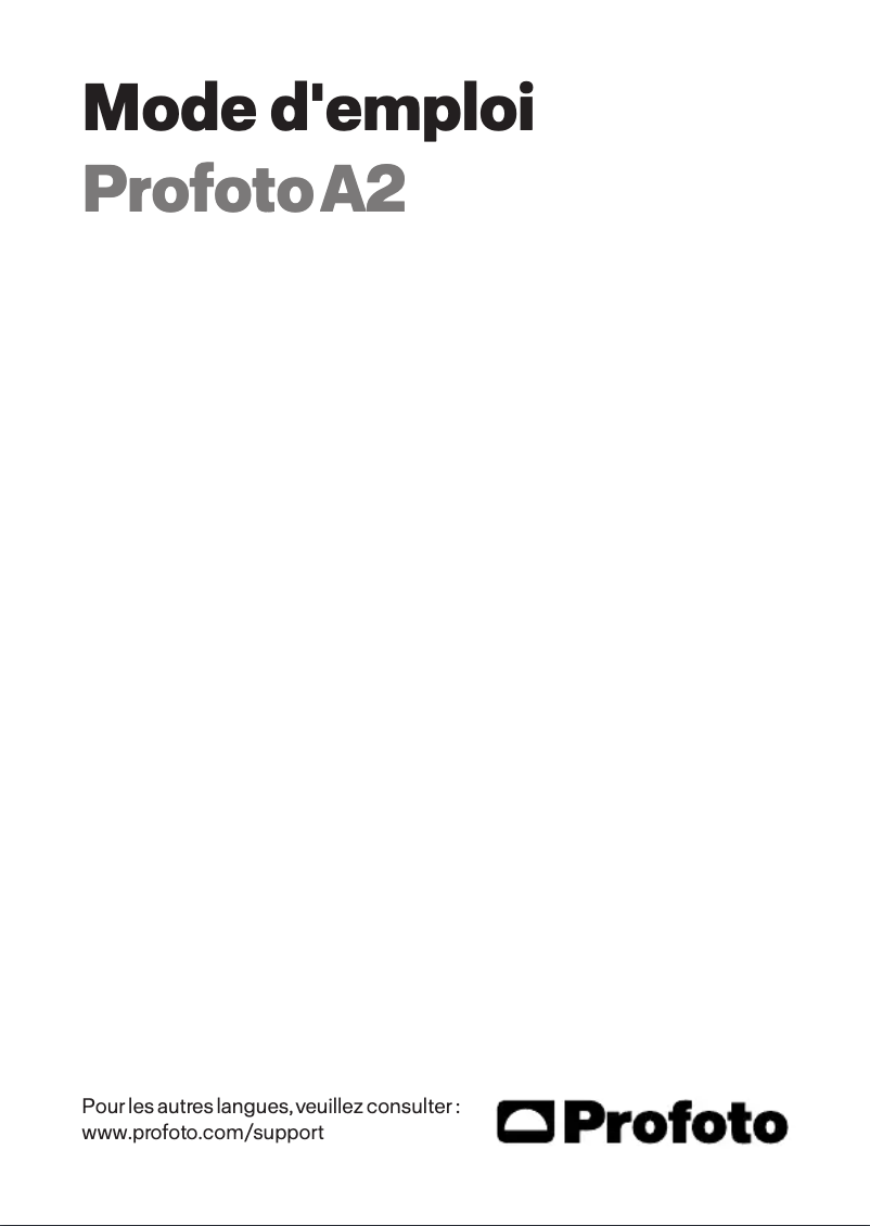 First page image of the manual for A2