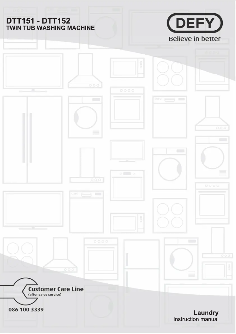 Page 1 of the manual User Manual Defy DTT151