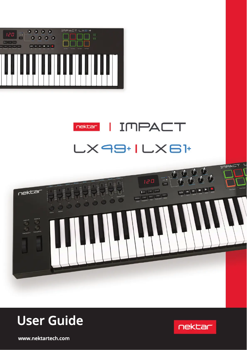 First page image of the manual for Impact LX49+
