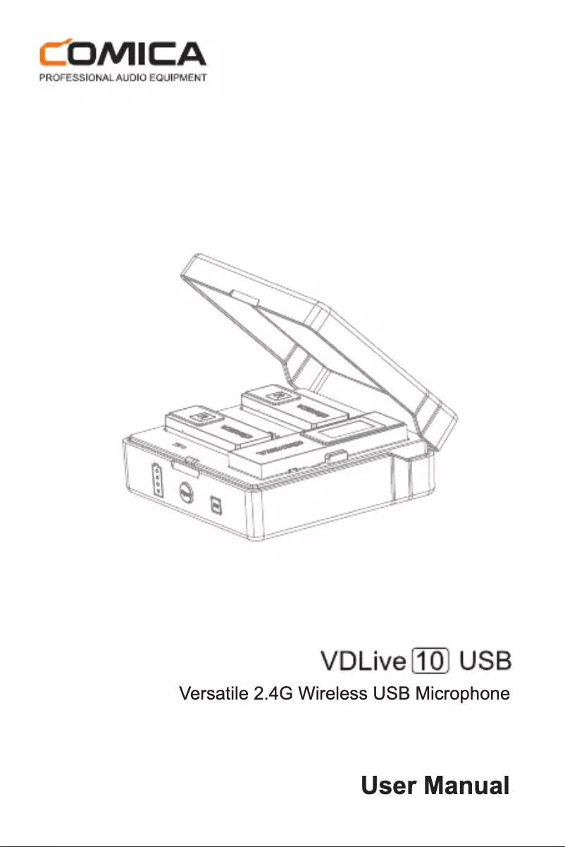 First page image of the manual for VDLive 10 USB