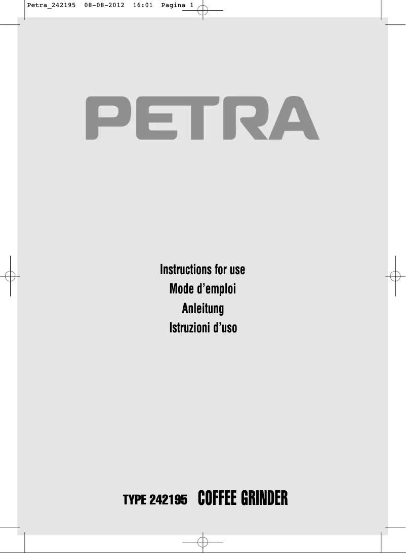 First page image of the manual for M 55